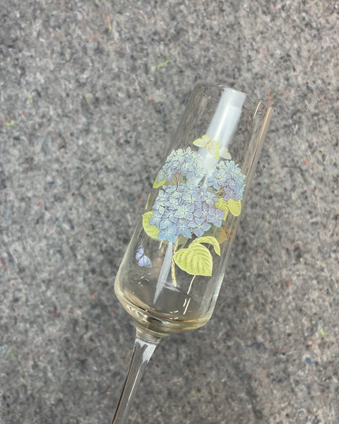 Floral Champagne Flutes, Set of 2