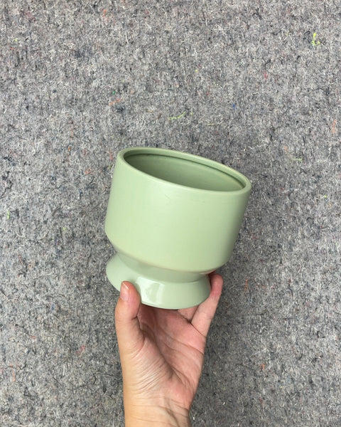 Light Green Ceramic Planter