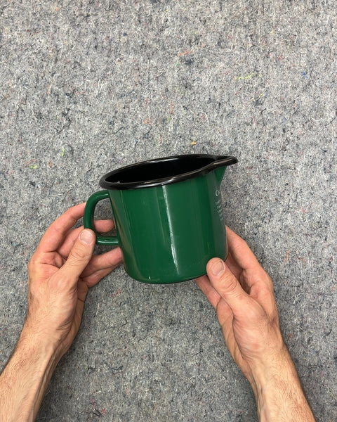 Vintage Chantal Green Enamel Measuring Cup