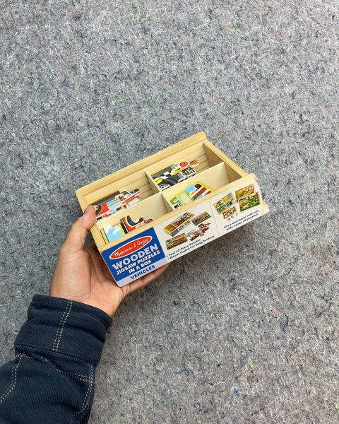 Melissa & Doug Vehicles Wooden Jigsaw Puzzles
