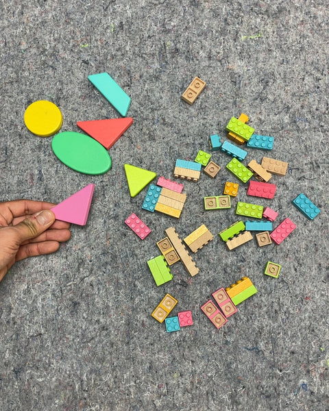 Lil' Wooden Lego-esque Blocks