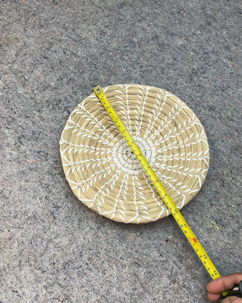 Woven Straw Wall Decor Plate