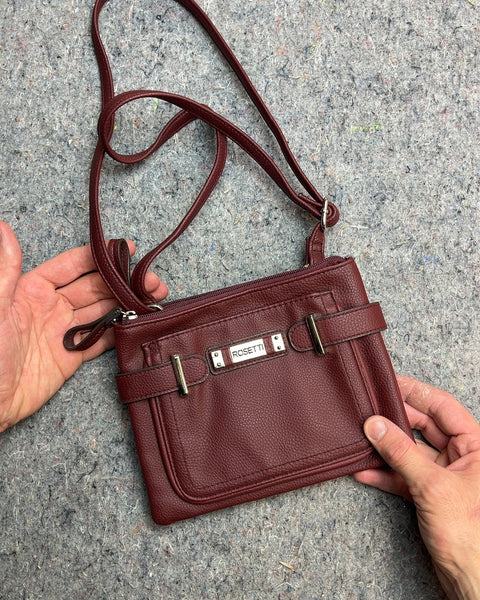 Rosetti Burgundy Crossbody Bag