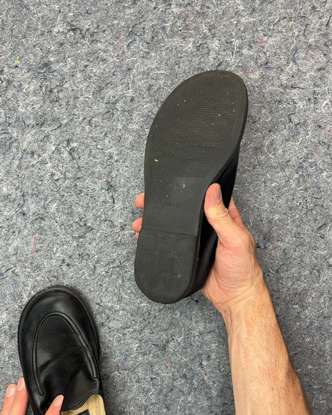Korean Loafers That Look Just Like The Canal Leather Loafers by The Row, Size 245 or US 7.5-8W or EU 39