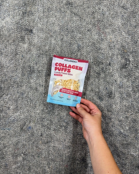 Icelandic+ Collagen Puffs Crunchy Protein Bites for Cats