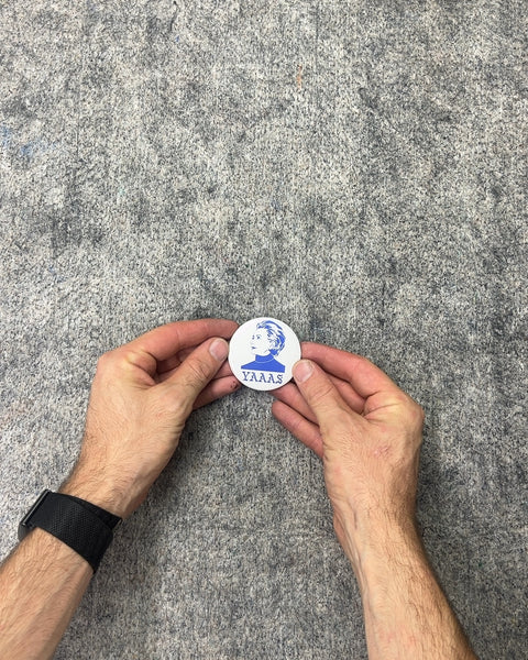 Clinton Yaaas Pinback Button