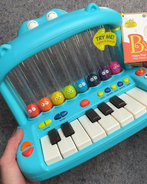 Brand New B. Toys Hippo Pop Play Piano