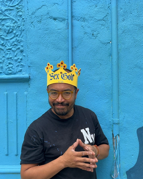 Yellow "Sex God" Party Crown