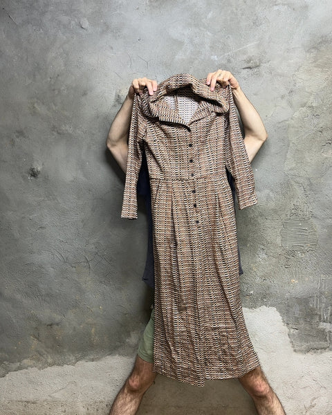 Vic Houndstooth Shirt Dress By Flolove Paris