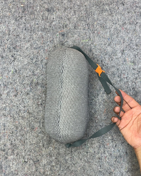 Gray Patterned Travel Neck Pillow