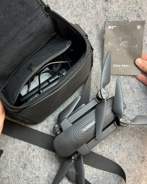 Hubsan Zino Pro+ Drone with Case and Manual, Untested But Looks Like New