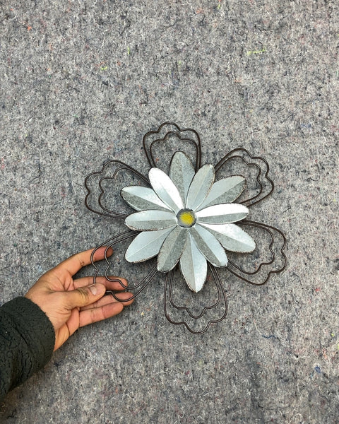 Metal Flower Wall Decor
