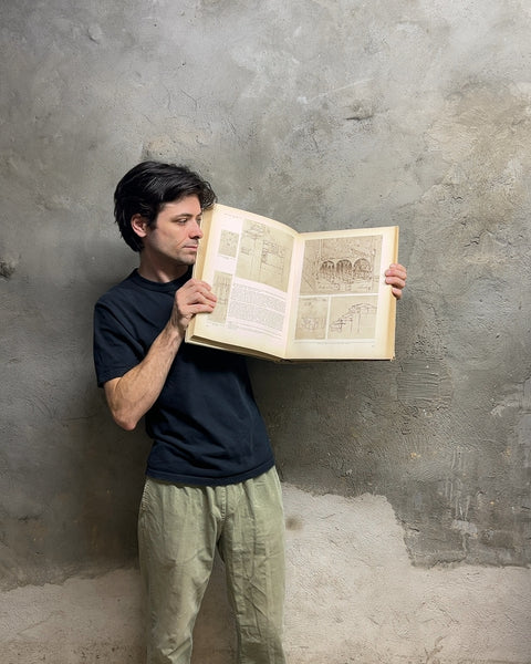 Bigass Vintage Leonardo Da Vinci Coffee Table Book