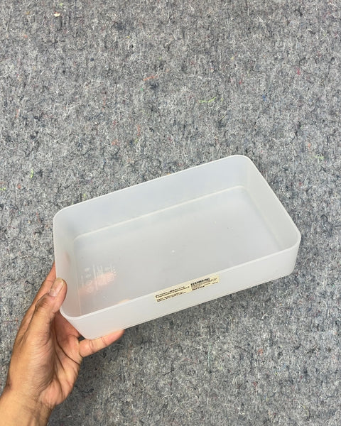 Muji Polypropylene Storage Box, 17x25.5x5 cm
