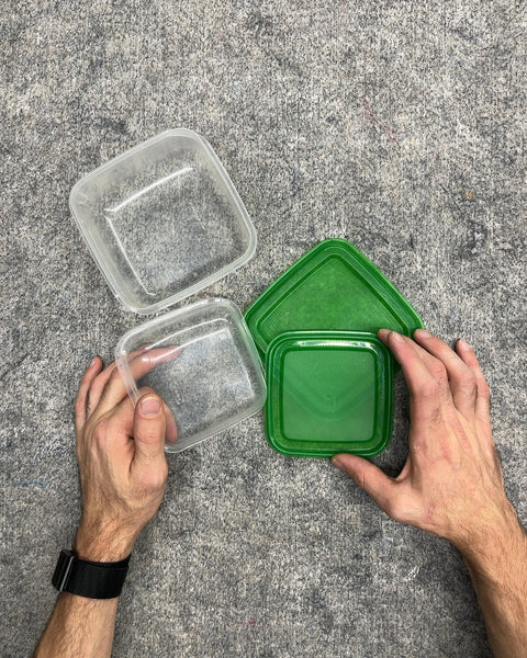 IKEA Pruta Plastic Food Storage Containers Set of 2