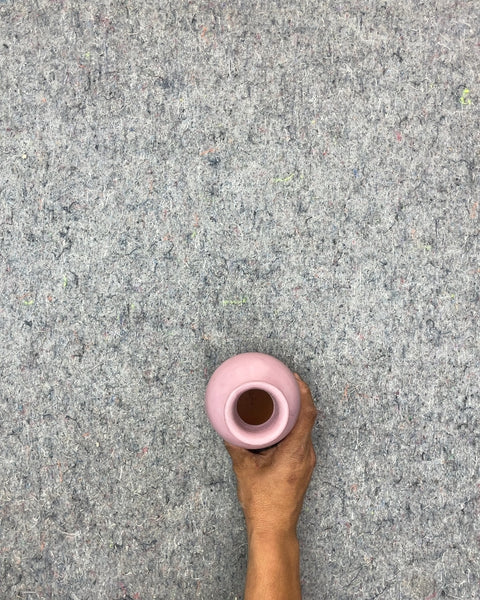 Pink Ceramic Vase, 5.5"