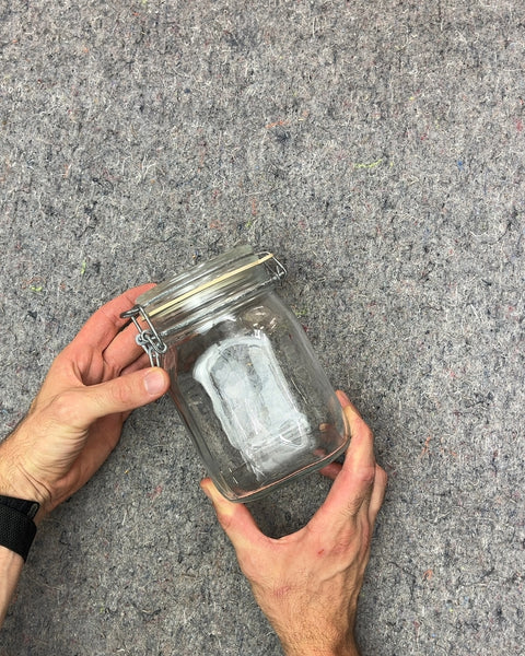 Glass Jar with Clamp Lid