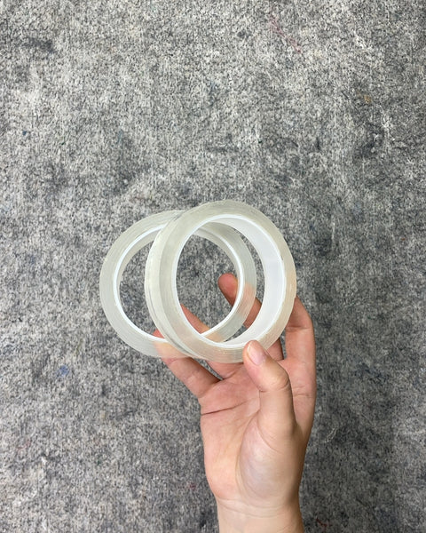 2 Rolls Transparent Sticky Nano Tape Double Sided Grip Reusable Home Tape Traceless Glue