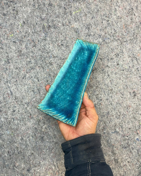 Turquoise Ceramic Tray