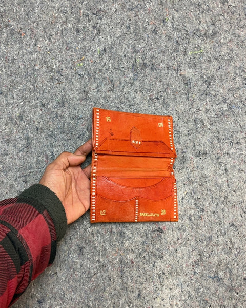 Decorated Leather Wallet