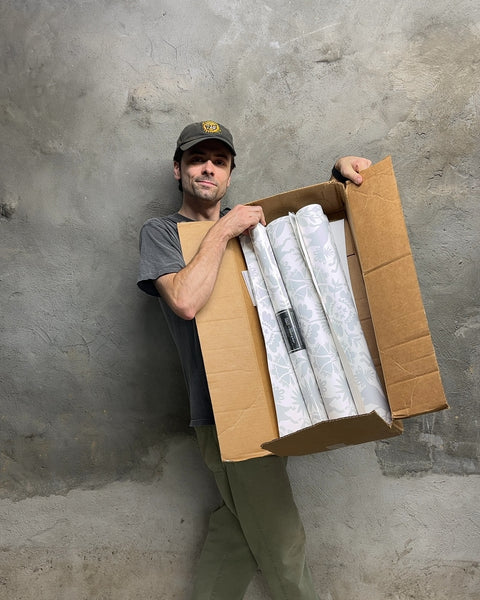 Fancy Hygge & West Gray Floral Wallpaper Rolls