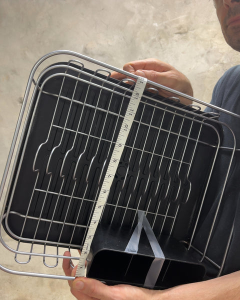 Metal Wire Dish Drying Rack with Drainboard and Utensil Holder