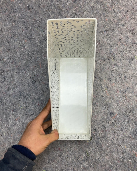 White Metal Magazine Holder