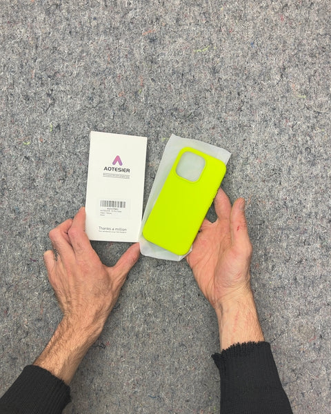 Neon Yellow AOTESIER iPhone 15 Pro Case