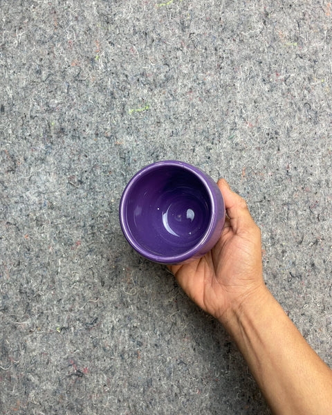 Purple Ceramic Pot