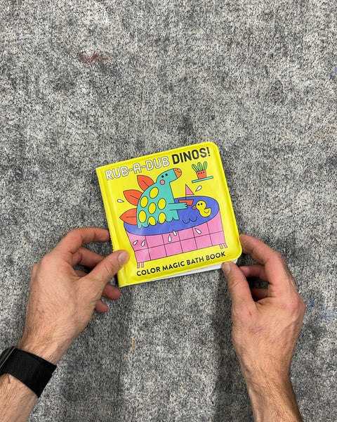 Rub-A-Dub Dinos! Color Magic Bath Book