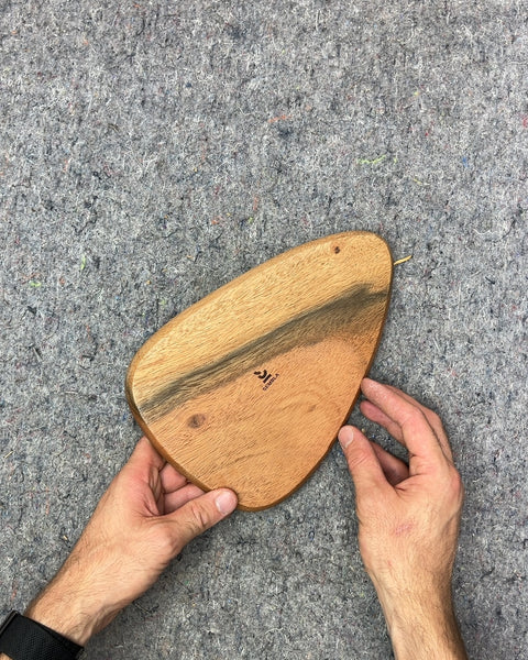 Sembla Triangular Wooden Tray, 10"