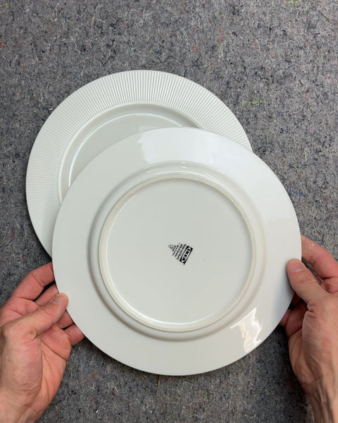 IKEA Off-White Dinner Plates, Set of 2