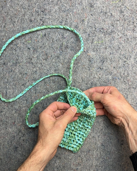 Green Rope Coin Bag