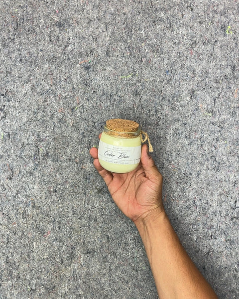 Cedar Blue Scented Candle