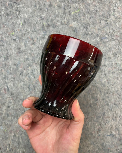 Red Glass Cup