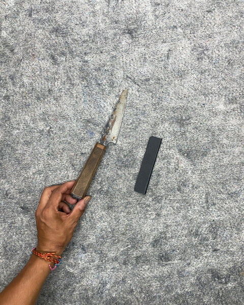 Blenheim Forge Carbon Steel Paring Knife that Needs Love, 5”