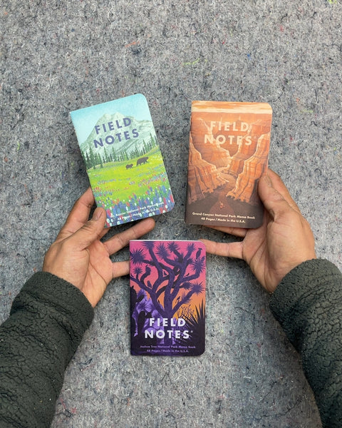 Field Notes National Park Memo Books, Set of 3