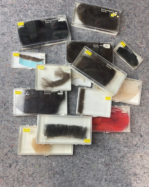 Real Hair Moustache/Beard Hair Pieces