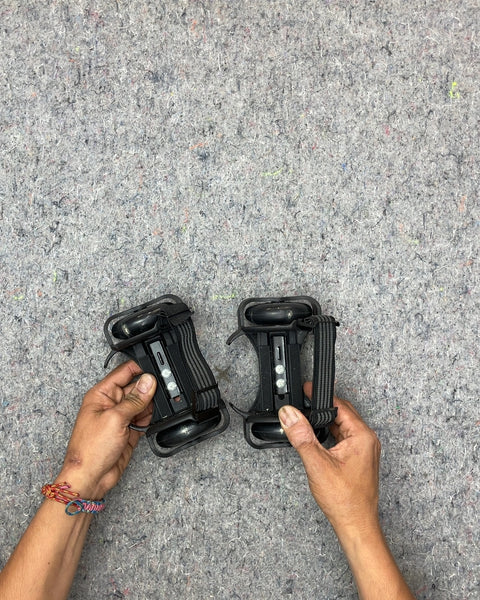 Black Roller Skates to Sneakers