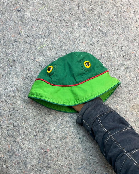 Green Frog Kid Bucket Hat