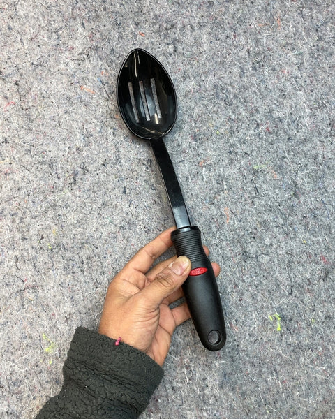 OXO Black Slotted Spoon