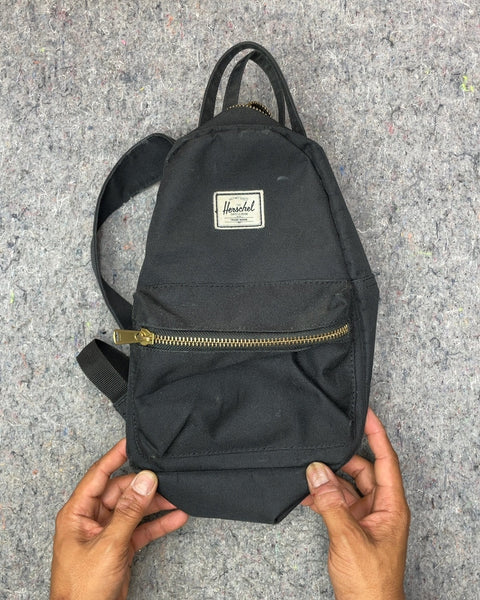 Herschel Black Mini Backpack