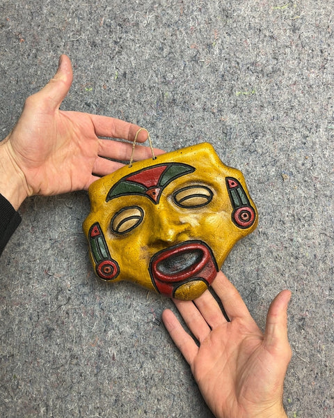 Decorative Handmade Clay Wall Mask