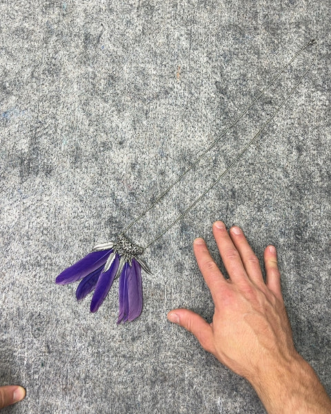 Feather Pendant Necklace