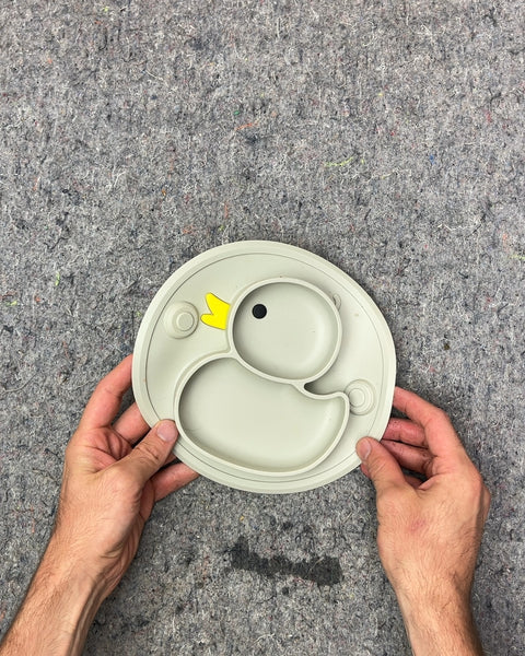 Baby Silicone Duck Plate