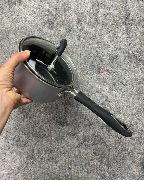 Small Cuisinart Saucepan with Glass Lid