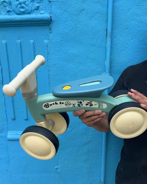 Like New 4-Wheel Toddler Balance Bike