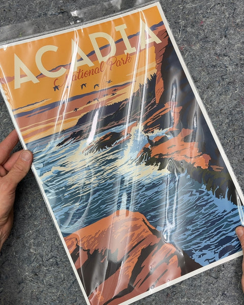 Acadia National Park Art Print, 12x18"