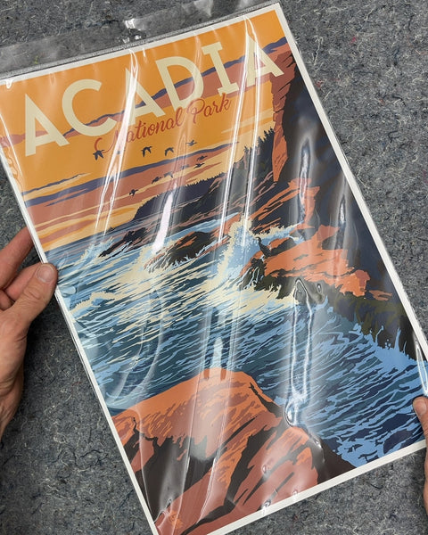 Acadia National Park Art Print, 12x18"