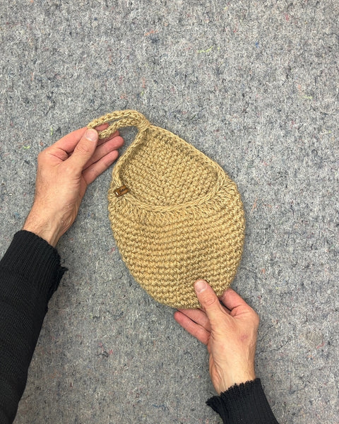 Boho-style Hanging Jute Basket